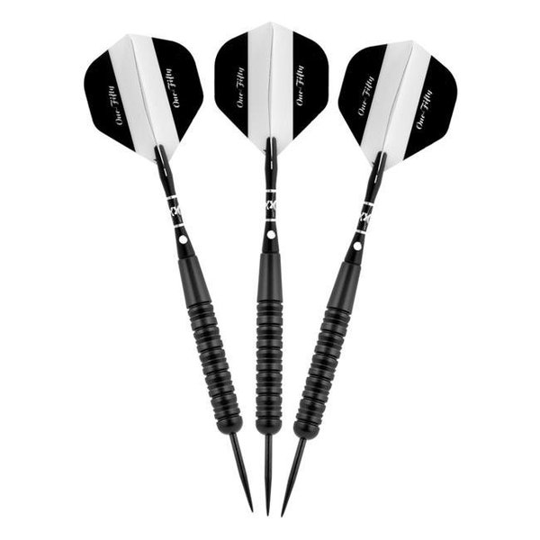 Elkadart Elkadart 22-0127-20 Black 150 Jet Black Steel Tip Darts - 20 g 22-0127-20